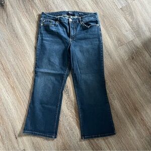 Chaps mid rise crop kick